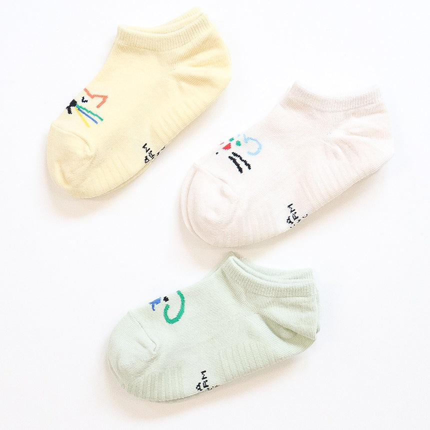 韓國Kokacharm 孩子的短襪 3雙入