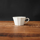 村上雄一 白瓷十二角杯碟組