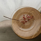 三浦侑子 寬邊圓盤 L 透明色