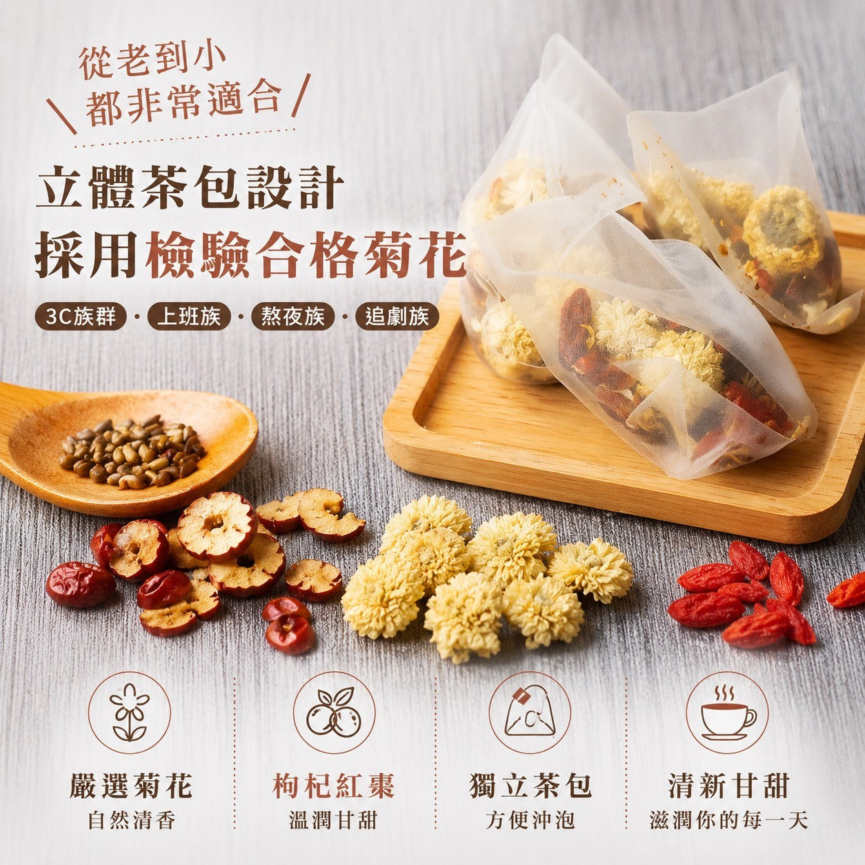 台灣【和春堂】新菊花精明亮茶