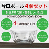 日本製 HARIO KB-2518 四入耐熱玻璃砵組