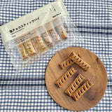 【MUJI 無印良品】 鹽味巧克力千層派棒  12入