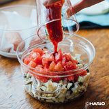 日本HARIO雙層耐熱玻璃微波蒸煮器-800ml