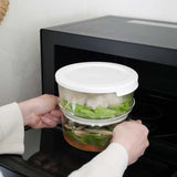 日本HARIO雙層耐熱玻璃微波蒸煮器-800ml