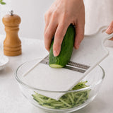 日本吉川 野菜磨泥/刨絲/刨片調理器組-附安全板