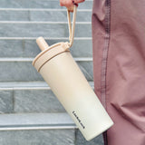 韓國樂扣 LocknLock｜漸層系316L不繡鋼珍奶吸管杯 720ml