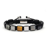 Nouvelle｜暮夜｜月光石。虎眼石。黑瑪瑙