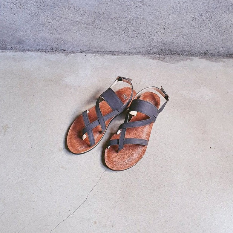 【波西米亞】質感羊皮羅馬涼鞋（2色）