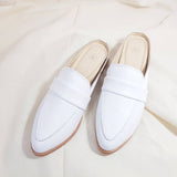 【自在調和】尖頭經典穆勒鞋（5色）