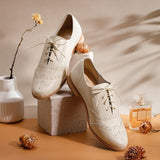 【小南法】兩穿雕花緞帶牛津鞋（4色）