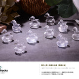 雕件（馬上有錢白水晶）