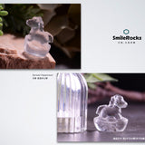 雕件（馬上有錢白水晶）