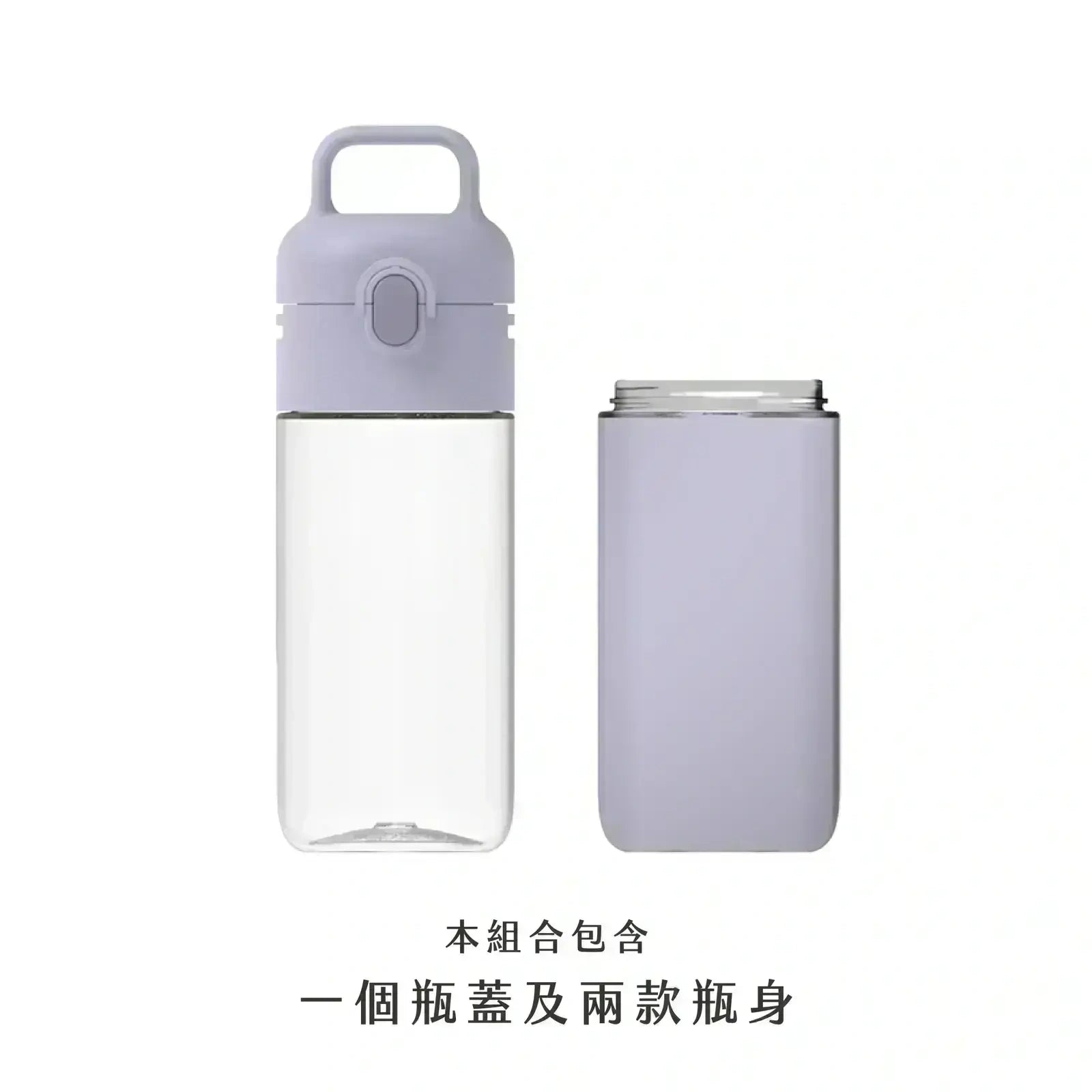 QA BOTTLE 鈦陶瓷保溫瓶 + 冷水瓶｜一蓋兩瓶身組合｜搭配矽膠配件組