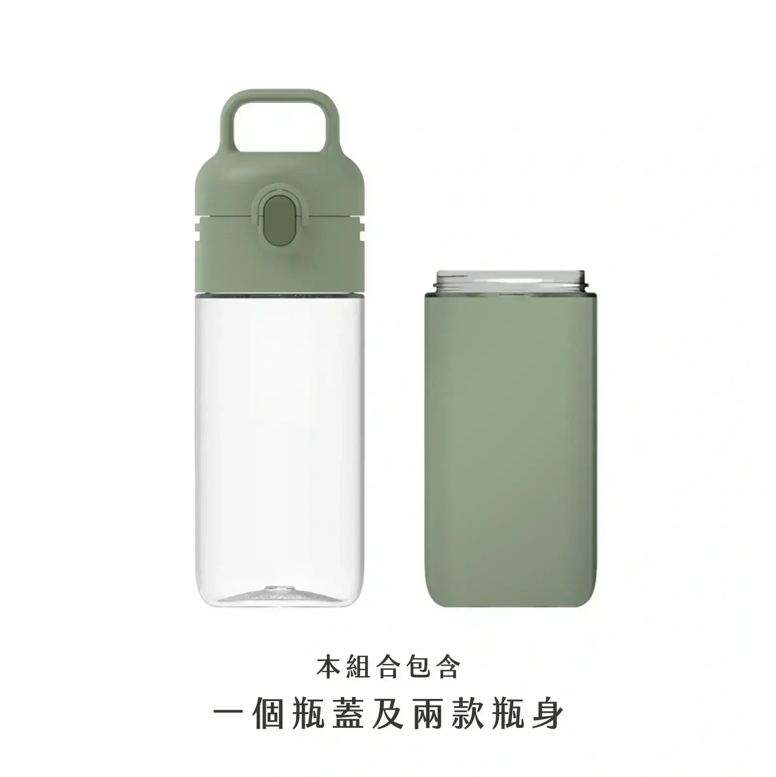 QA BOTTLE 鈦陶瓷保溫瓶 + 冷水瓶｜一蓋兩瓶身組合｜搭配矽膠配件組