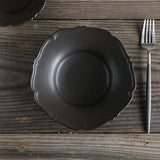 Awabi ware 岡本純一輪花中深皿