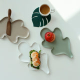 柔彩葉型盤 共三色