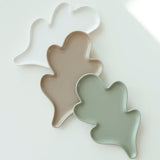 柔彩葉型盤 共三色