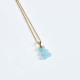 ChuME Bear - Aqua 項鍊 海藍寶