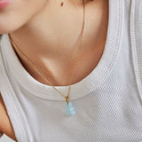 ChuME Bear - Aqua 項鍊 海藍寶