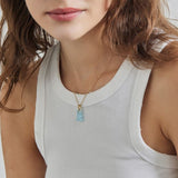 ChuME Bear - Aqua 項鍊 海藍寶