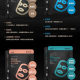 TTM 新黑面膜(Plus)-保濕金箔面膜5入盒