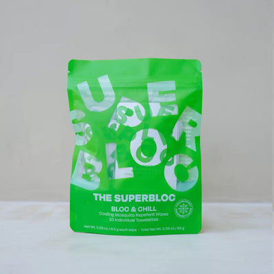 台灣製 The Superbloc 天然植萃涼感防蚊濕紙巾