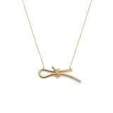 Knotted Diamond Necklace