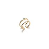 Enring Diamond Pearl Ring
