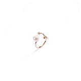 Grasp Pearl Ring Rose Gold