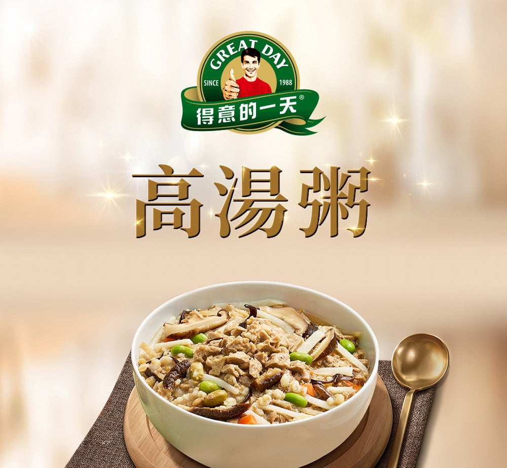 【得意的一天】鮮筍香菇高湯粥320g-台美直郵預購