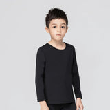 第五代溫灸刷毛圓領發熱衣（兒童）