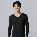 第五代溫灸刷毛V領發熱衣（男）
