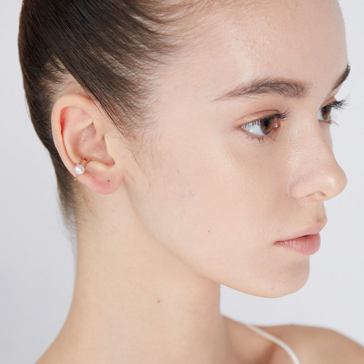 Merge Pearl Earcuff Rose Gold Mini