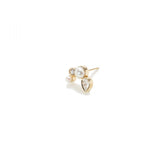 Foglia Pearl Earring