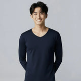 第五代溫灸刷毛V領發熱衣（男）
