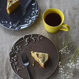 studio m' Mint 薄荷葉雕飾圓平盤 (M/L) 共三色