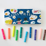 KOKUYO 半透明螢光油蠟筆 KOKUYO Fluorescence Crayon