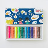 KOKUYO 半透明螢光油蠟筆 KOKUYO Fluorescence Crayon