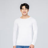 第五代溫灸刷毛圓領發熱衣（男）