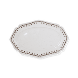 studio m' Vignette 繪付花邊橢圓盤 26cm 共二色