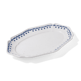 studio m' Vignette 繪付花邊橢圓盤 26cm 共二色