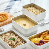 LiFE RiCH｜Double Box 蒸氣微波保鮮盒-米香白