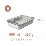 LiFE RiCH｜Double Box 蒸氣微波保鮮盒-米香白