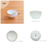 日本白山陶藝波佐見燒千層白瓷碗 共四款