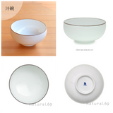 日本白山陶藝波佐見燒千層白瓷碗 共四款