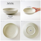 日本美濃燒 TETOTE 刻紋主菜大碗 共四色