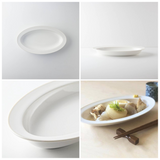 日本美濃燒Racca橢圓深盤 (M-L) 共二色