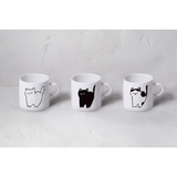 日本美濃燒貓咪馬克杯 共三款