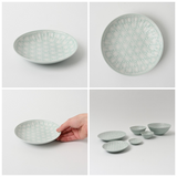 日本波佐見燒雪花盤(S-L) 共二色