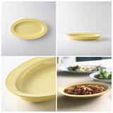 日本美濃燒Racca橢圓深盤 (M-L) 共二色